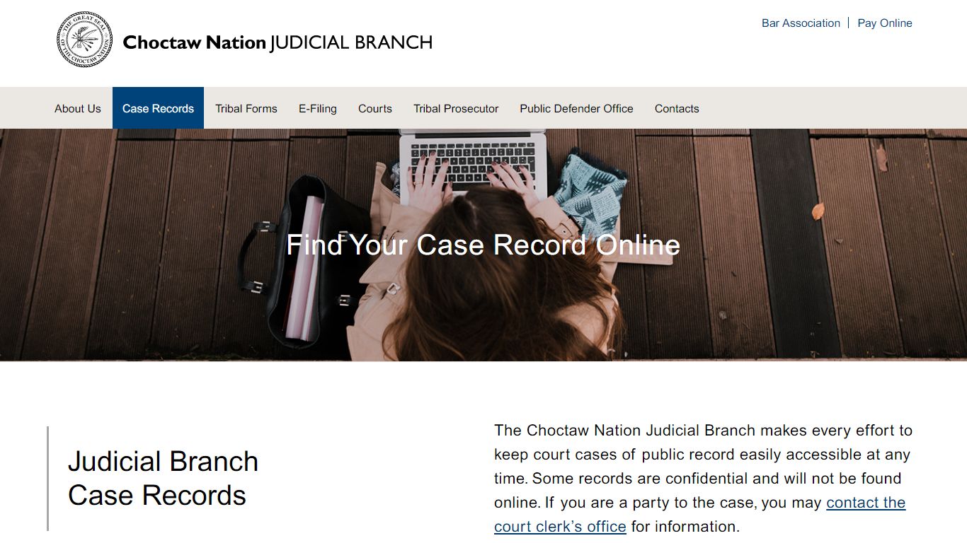 Oklahoma Tribal Court Records & Cases | Choctaw Nation ...